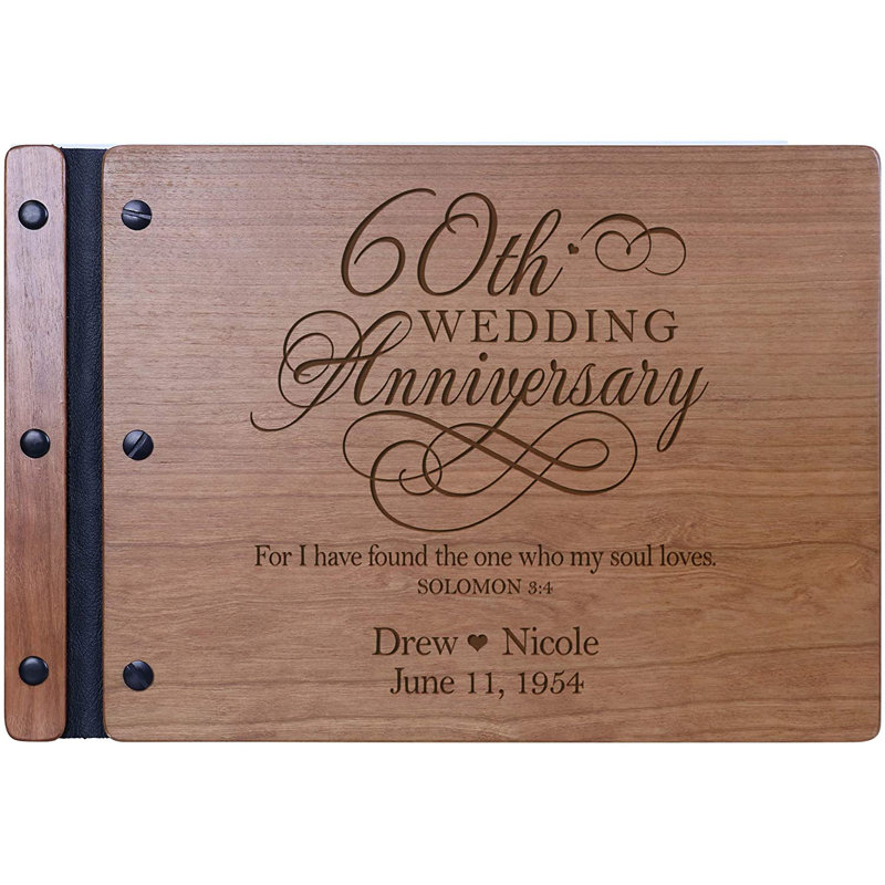 LifeSong Milestones Personalized Engraved 60Th Wedding Anniversary